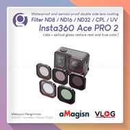 AMagisn Lens Filter UV CPL ND for Ace Pro 2 Insta360 Lens Combo CPL and ND8 ND16 ND32 for Insta 360 