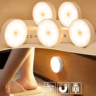 โคมไฟ LED ไฟ LED เปลี่ยนสีได้เซ็นเซอร์เคลื่อนไหวกลางคืนไฟแบบไร้สายสำหรับตู้เสื้อผ้าในห้องครัว