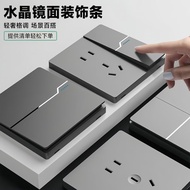 [TEP] International Electrician X71 Switch Socket Household 86 Type Concealed Dual Control Switch On
