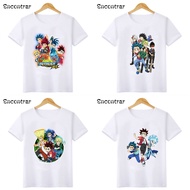 2024New Beyblade Burst Evolution Cartoon Print Kids T-shirts Baby Boys/Girls Clothes Funny T shirt Summer Casual Children Tops