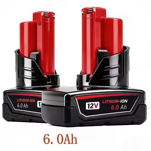 NEW For Milwaukee 12V M12 Rechargeable Battery 3Ah/5Ah/6Ah XC Cordless Tools 48-11-2402 48-11-2411 B
