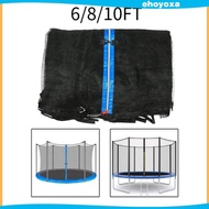 [Ehoyoxa] Trampoline Net Breathable for 6 Poles Space Saving Foldable Comfortable Heavy Duty Weather
