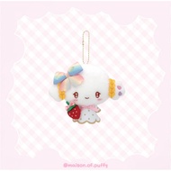 [ Pre-Order ] Sanrio Cogimyun Strawberry News Series Plush Keychain 10”