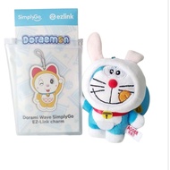 Doremi Wave SimplyGo Ez-Link Charm With Soft Toy Plushie Keychain Doremon Ezlink
