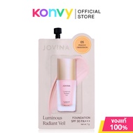 JOVINA Luminous Radiant Veil Foundation SPF30 PA+++ 7g รองพื้นโจวีน่าแบบซอง สูตรใหม่ #05