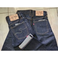 Gupee jeans18oz Maungsa Model No.1 3 Styles Slim Straight Big Cylinder Free 1 Jeans Bag