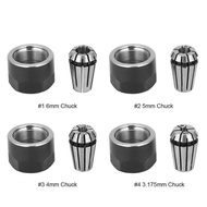 [POWS] ER11 Chuck Collets Clamping Nuts Lathe Parts For CNC Milling Engraving Machine