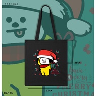 TOTE BAG ALL MEMBER KPOP BT21 CHIMMY/ COOKKY/ TATA/ SHOOKY/ RJ/ MANG/ KOYA/ CASUAL BAG/ COLLEGE/ LES