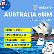 Eskimo eSIM Australia Data Plan (3GB and 1GB) - How to Redeem in Description
