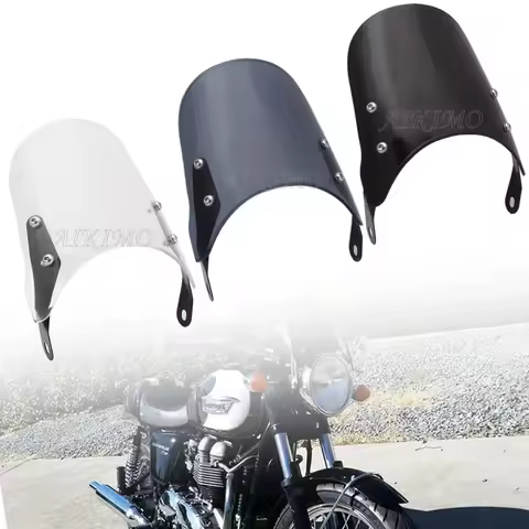 For Triumph Bonneville/SE/T100/T120 2001-2017 Thruxton 900 03-15 Motorcycle Windshield Wind Deflecto