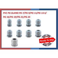 PVC PG GLAND PG 7/PG 9/PG 11/PG 13.5/ PG 16/PG 19/PG 21/PG 25 (WHITE)