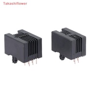 (Takashiflower) 10PCS RJ11 Telephone Soet Curved Pin 95001 4P4C 6P6C 6P4C Female Ja Pcb Connector Te