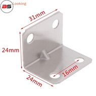 BS 5 Pcs Stainless Steel Corner  Connectors Right Angle Support L Shape