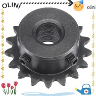 OLINI Roller Sprockets, Single Strand 1/4" Pitch C45 Carbon Steel 17 Tooth Gear, Practical 25 Chain 