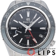 精工 Grand Grand Seiko Spring Drive GMT 44mm 運動系列 SBGE201/9R66-0AA0，附錶盒、保固卡，不鏽鋼材質，男士腕錶，黑色，拋光處理，成色極佳 [二