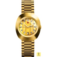 RADO Watch R12416633 / DiaStar The Original Automatic / Women's / Date / Stones / 27.3mm / SS Bracelet / Gold