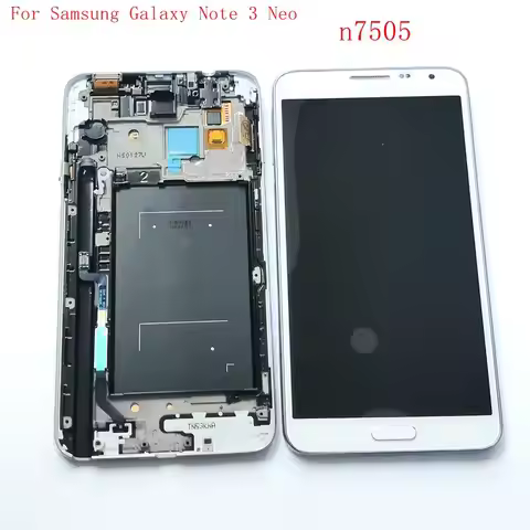 5.5" For Samsung Galaxy Note 3 Neo N7505 lcd screen digitizer touch glass frame full set Amoled
