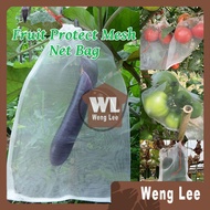 Nylon Fruit Protect Mesh Net Bag Garden Fruits Net Garden Vegetable Beg Jaring Pelindung Buah