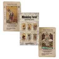 Meaning Tarot Card With Meaning On Them Beginner Tarot Keyword Antiqued Tarot Deck Learn Tarot 78 Ca