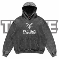 FALLING IN REVERSE Oversize Washed Hoodie | Hoodie Jacket | Falling In Reverse Hoodie | Unisex Hoodi