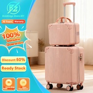 18+14inch Luggage Bag Travel Percuma Koper Ringan 14 Inci 7kg - Koper Kabin Roda 360° 旅行箱