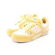 【二手】路易威登LOUIS VUITTON運動鞋 LV Trainer 系列 黃色皮革 LV Trainer 系列運動鞋 男士二手 B
