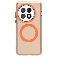 Jingsanc Ốp điện thoại cho Oneplus 13 không dây sạc Ốp điện thoại cạnh chống sốc màu kẹo đầy màu sắc