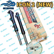 Red Cicak Honda ICON NEW Front Fork Absorber Set Fork Fok Depan
