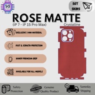 Skins Rose Matte Crystalline 3M For iP Series