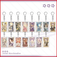 PS3 Honkai: Star Rail Acrylic Keychain Aglaea Hyacine Pendant Cyrene Bags Accessories Anime Peripher