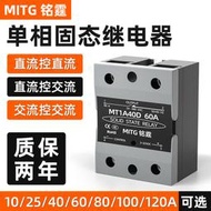 免運~銘霆單相固態繼電器SSR-40Da小型接觸器220v直流控製交流12V24V GYQ122