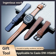 Suitable for Casio G-SHOCK 3516 Genuine Leather Wristband DW-H5600MB Small Square Stainless Steel Ca