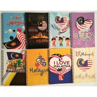 A5 Ring Notebook I Love Malaysia 70gm 100 Sheets