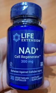 Life extension NAD+ 細胞煥活劑, Cell Regenerator，300毫克30粒素食膠囊