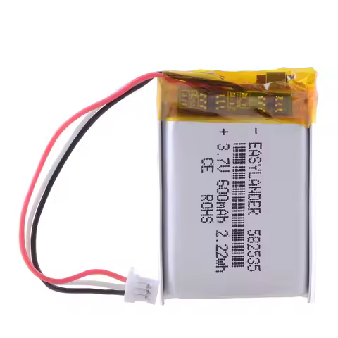3.7V 600mAh 582535 Rechargeable Li polymer battery for DVR parkcity DVR HD 710 Transcend DrivePro 20
