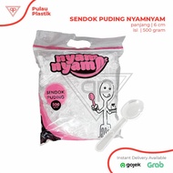 Plastic Spoons Pudding Spoon/s Jelly Spoon/s Ice Cream Spoon/s 500 Gram Contents/s nyam2BENINGs