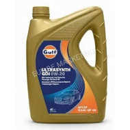 GULF ULTRASYNTH X 0W-20  FULLY SYNTHETIC (4L)