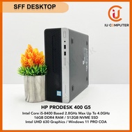 HP PRODESK 400 G5 SFF INTEL CORE I5-8400 UP TO 16GB RAM 512GB NVME SSD USED DESKTOP REFURBISHED PC