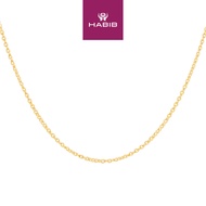 HABIB 375/9K  Yellow Gold Necklace 040 GDS 375YG