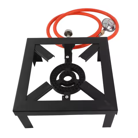 Cast Iron Stove 8KW Gas Boiling Ring Cast Iron Stove Large Stove Outdoor Cooker Iron Frame Portable