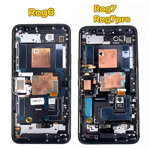 AMOLED For Asus ROG 6 Phone 6 6D AI2201C LCD Display Screen Touch Panel Digitizer For Asus ROG 7 Rog