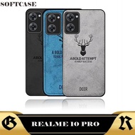 REALME 10 PRO Softcase DEER Canvas Motif Case