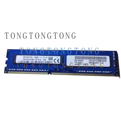 TT For IBM X3100 X3250 M3 M4 M5 Memory Stick 00D5016 00D5018 8G 1600 Pure ECC