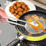 Oil-Frying Oil Filter Clip Kitchen Food Stainless Steel Mesh Spoon senduk goreng oil clip L71