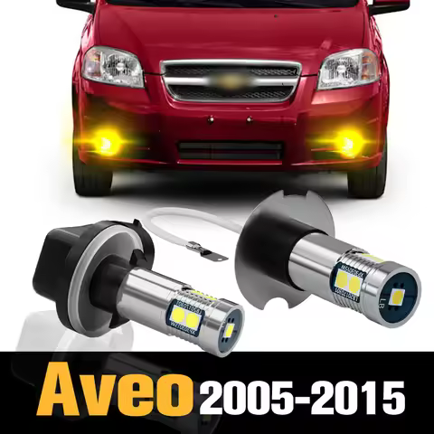 2pcs Canbus LED Fog Light Lamp Accessories For Chevrolet Aveo 2005-2015 2006 2007 2008 2009 2010 201