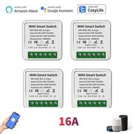 Mini Smart WiFi Light Switch,DIY 2 Way Control Timer Relay Switch, Wireless App Remote Control,Compa