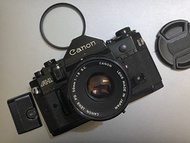 Canon A1 A-1 film camera + 50mm 1.8 lens 菲林相機加鏡頭