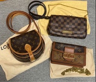 Louis Vuitton woc lv bag 斜揹袋 馬鞍包 damier