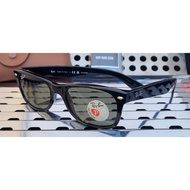 JOCELYN New Ray-ban Rb2132 901/58 New Style Wayfarer Sunglasses Black With G15 Green Polarized Light