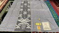 Sarung Tenun HBS FS Lawasan Jahit Tengan ATBM Full Sutra Spunsilk Kwalitas Jadul Bukan BHS Kotak Kot